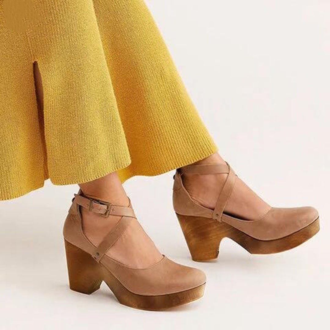 Women’s Wedge Platform Heels | Ankle Strap