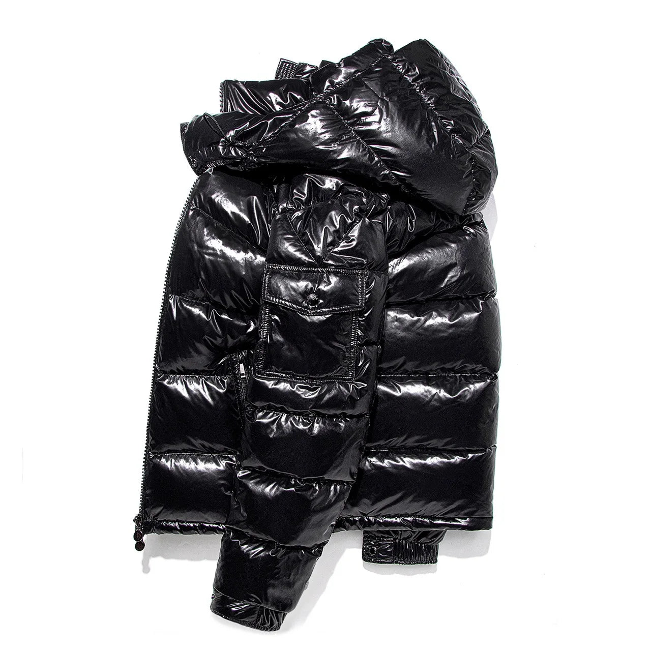 Men’s Winter Puffer Jacket | Waist Quilted