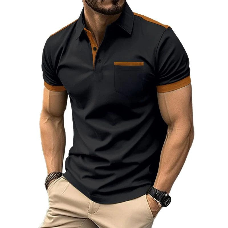 Brian - Men's Short Sleeve Polo Shirt