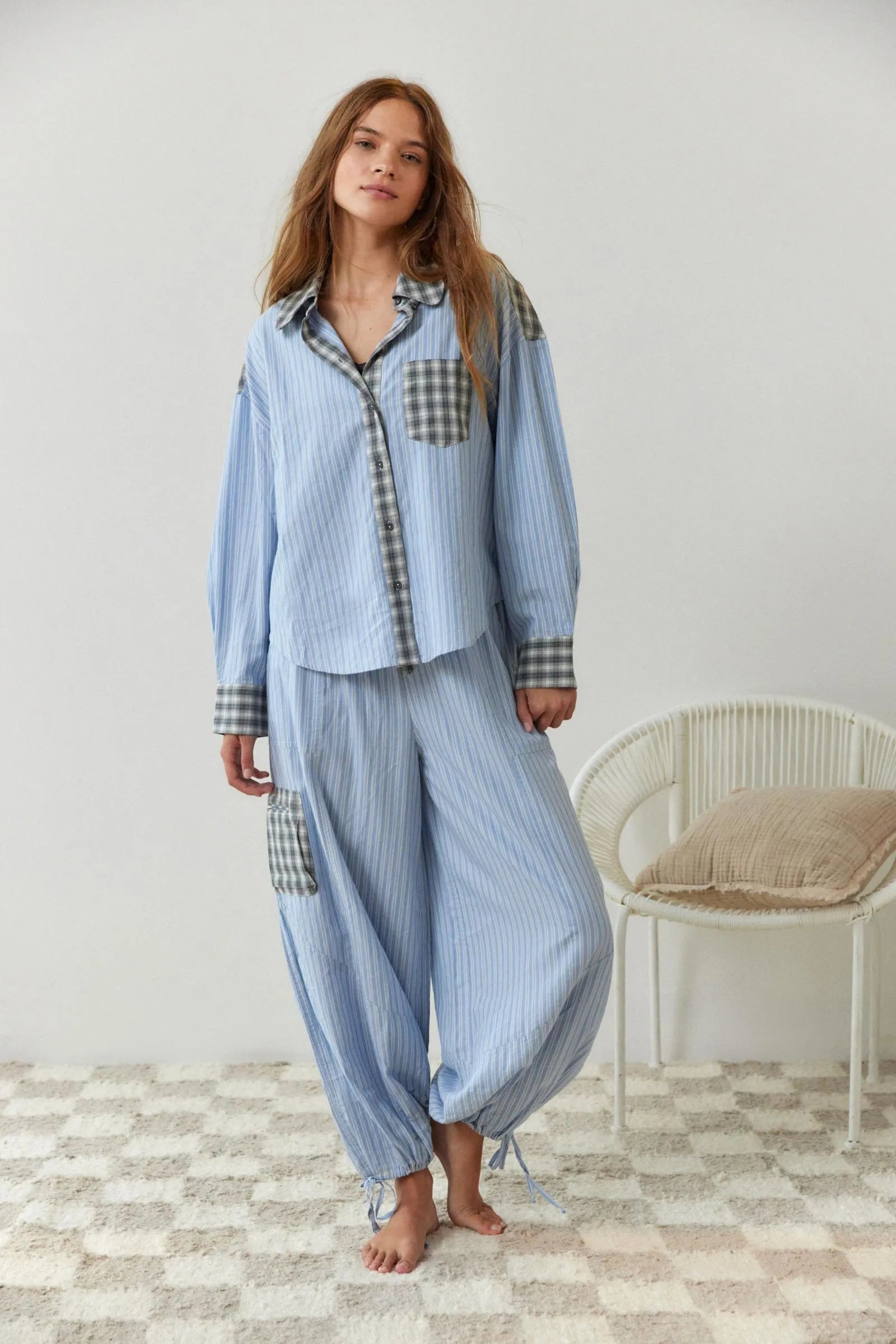 Women’s Striped Pyjama Set | Two Piece