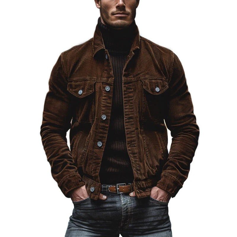 Mark - Men's Retro Corduroy Jacket