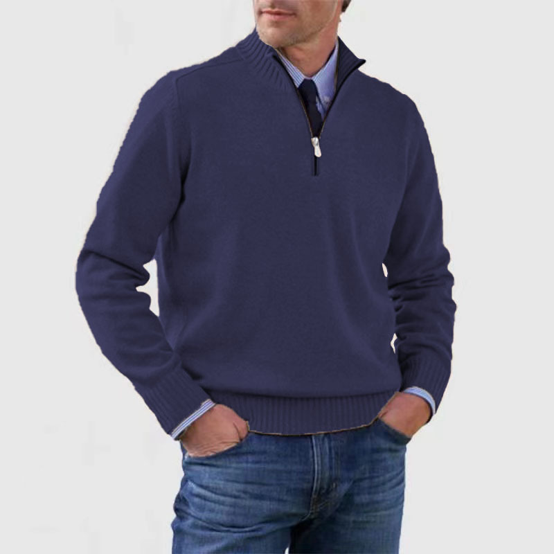Men’s Half Zip Sweater | Knitted