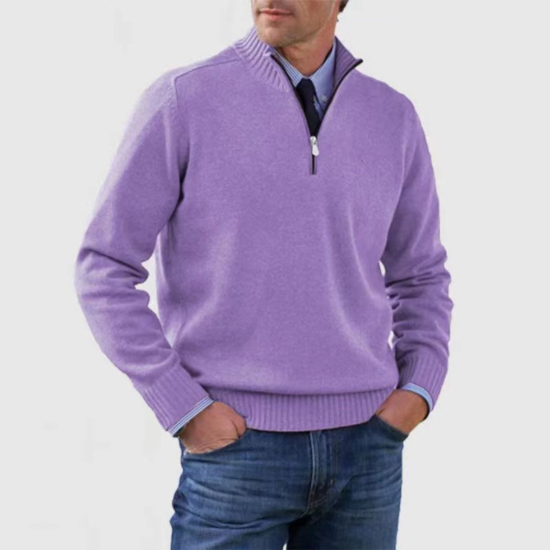 Men’s Half Zip Sweater | Knitted