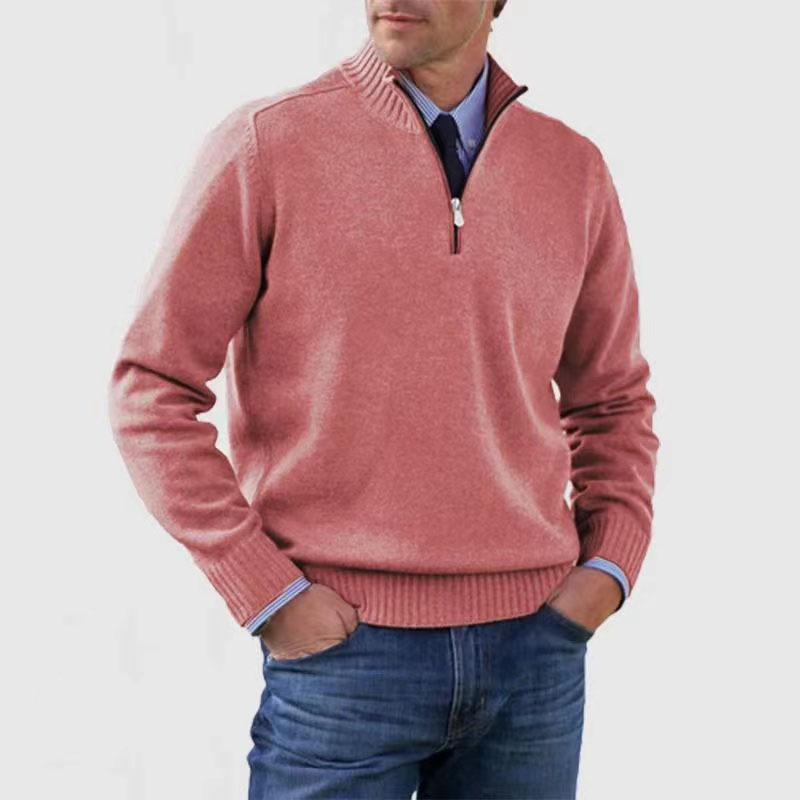 Men’s Half Zip Sweater | Knitted