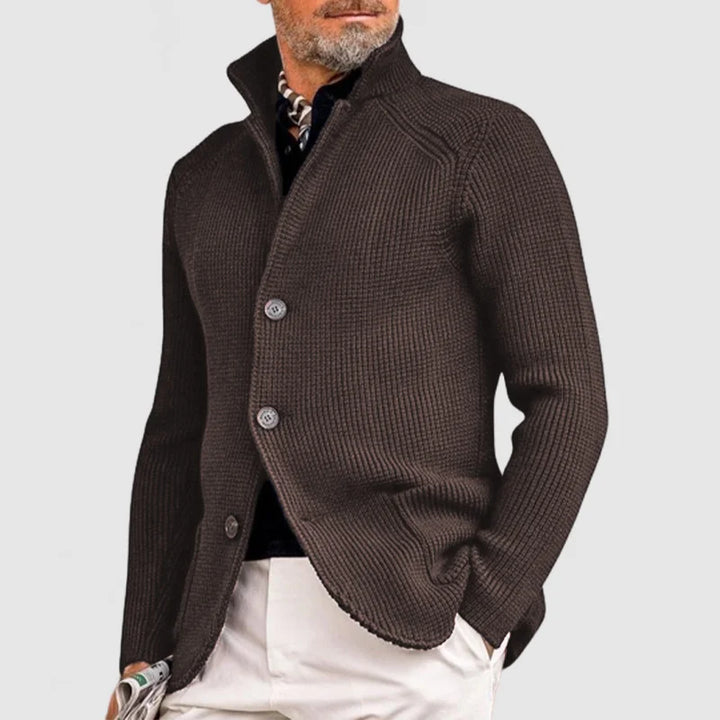 Albert - Men's Elegant Wool Dress Cardigan