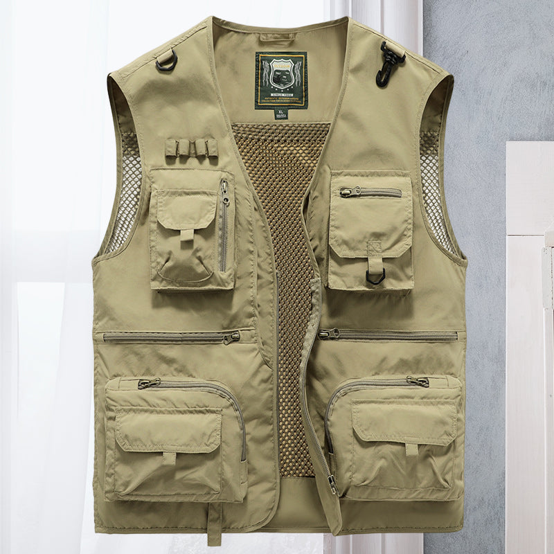 Men’s Multi-Pocket Utility Vest | Longline