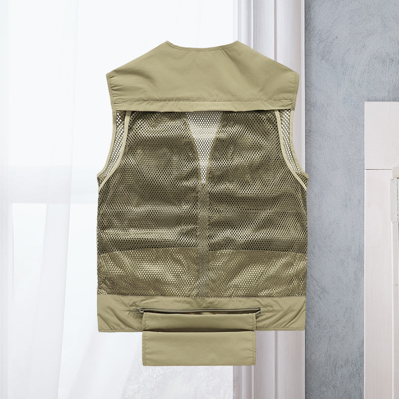 Men’s Multi-Pocket Utility Vest | Longline