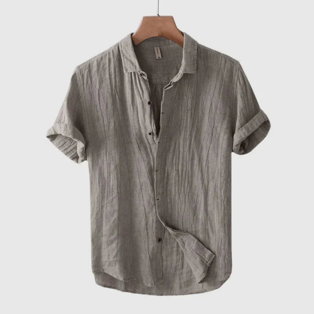 Men’s Short Sleeve Button-Up Shirt | Casual