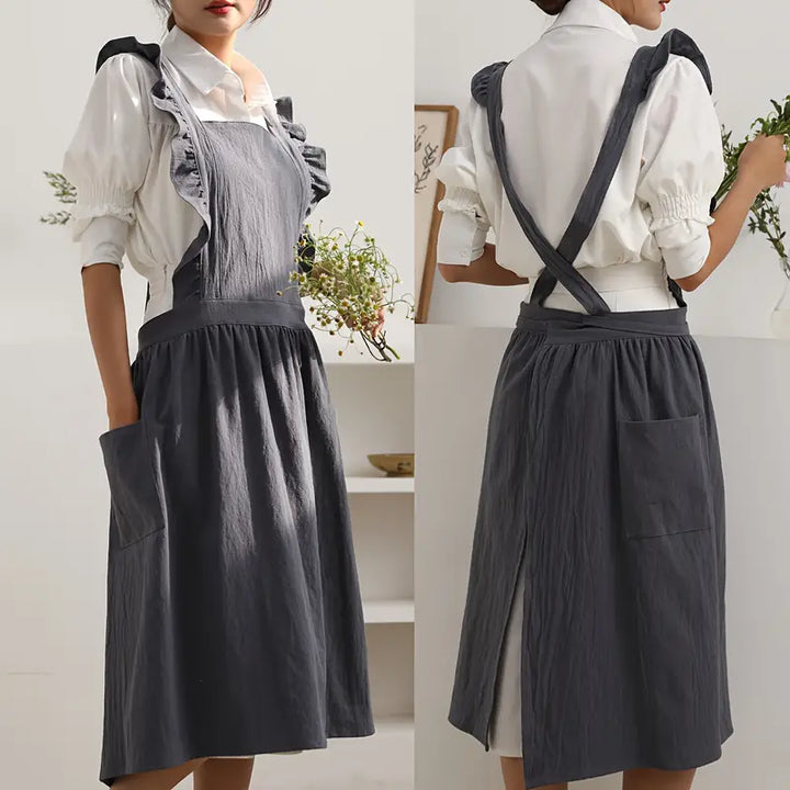 Women’s Ruffled Apron Dress | Summer