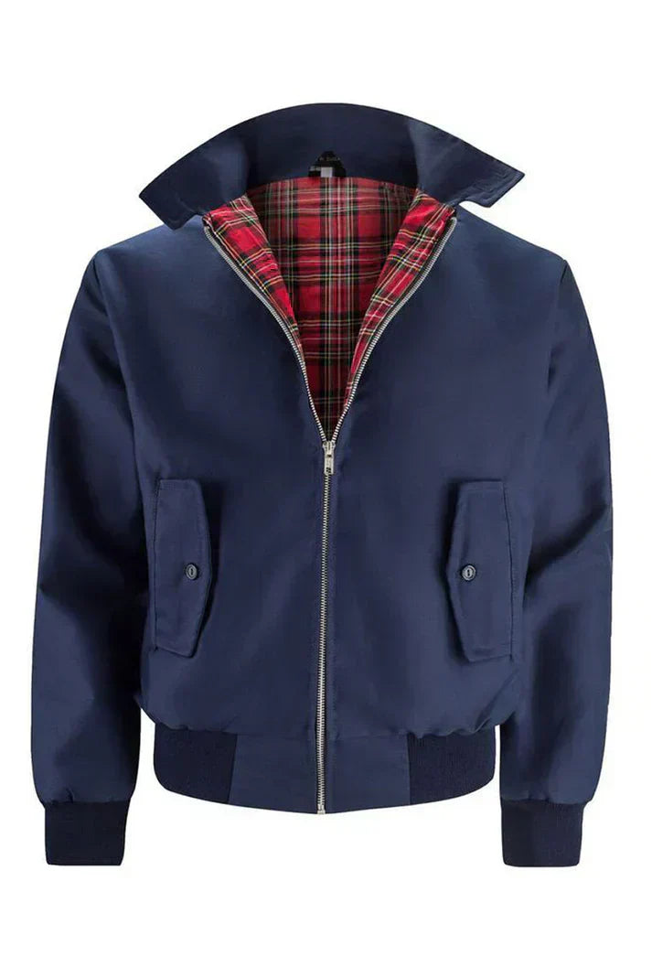 Men’s Retro Bomber Jacket | Tartan