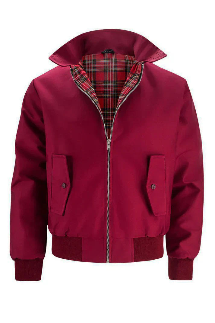 Men’s Retro Bomber Jacket | Tartan