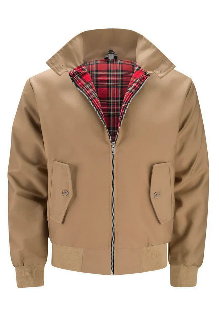 Men’s Retro Bomber Jacket | Tartan