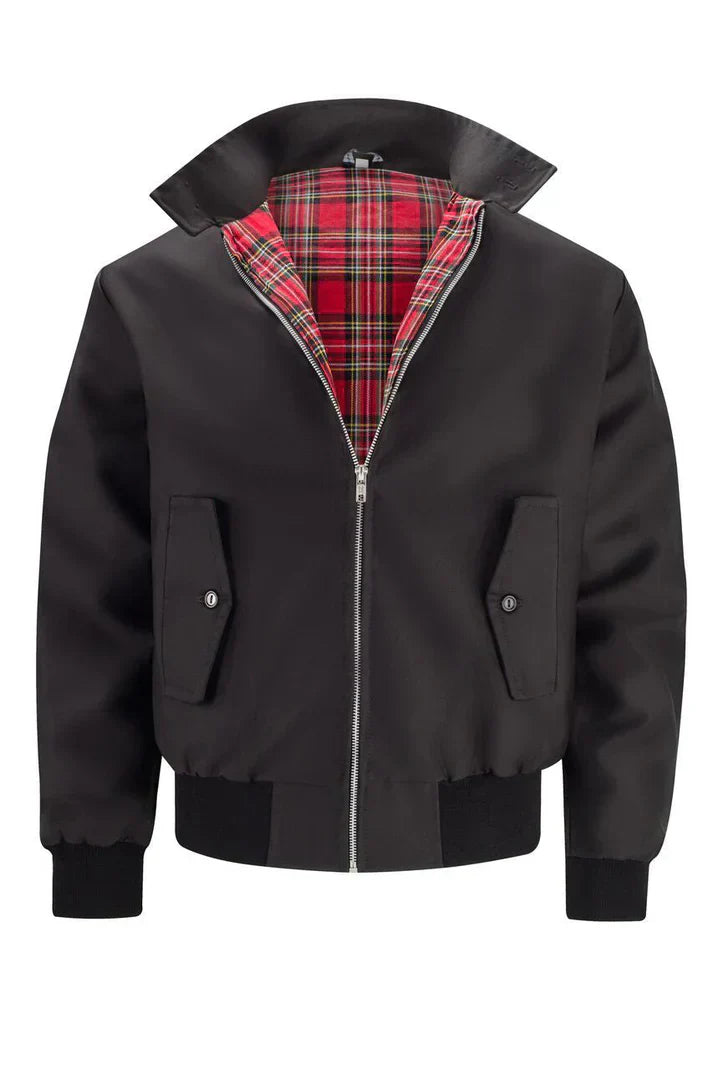 Men’s Retro Bomber Jacket | Tartan