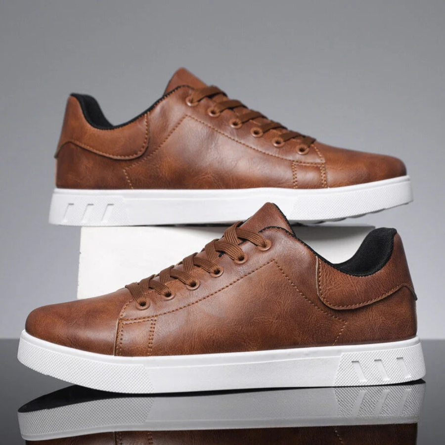 Rhodes - Sleek Leather Sneakers