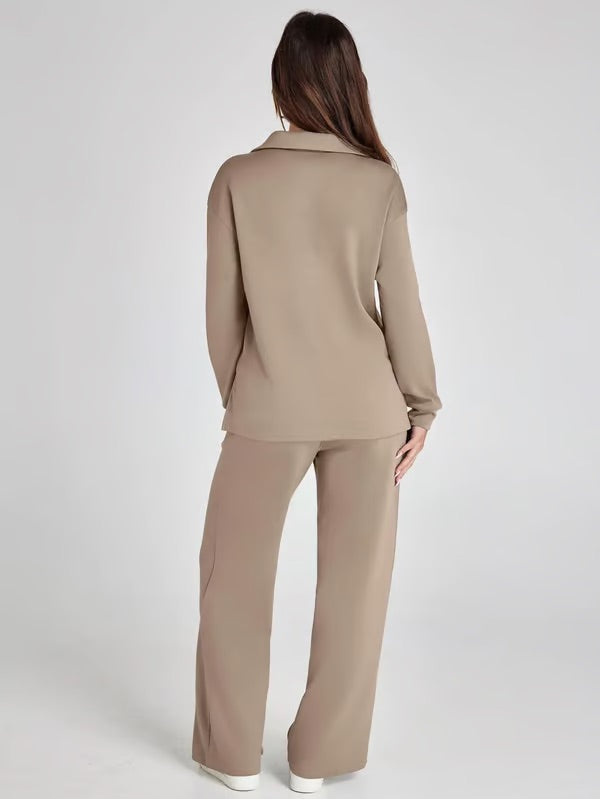 Women’s Wide Leg Lounge Co-ord | Two Piece