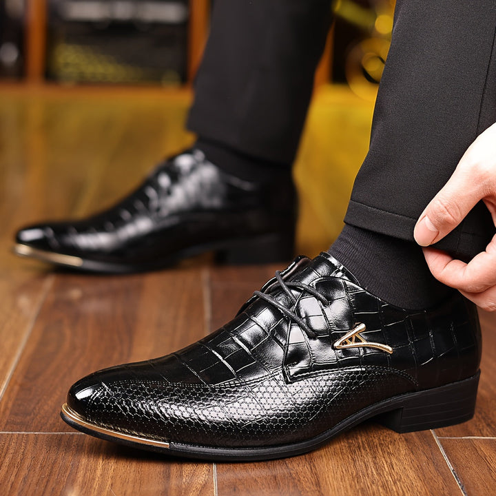 Brooks - Men's Timeless Leather Lace-up Dress Shoes