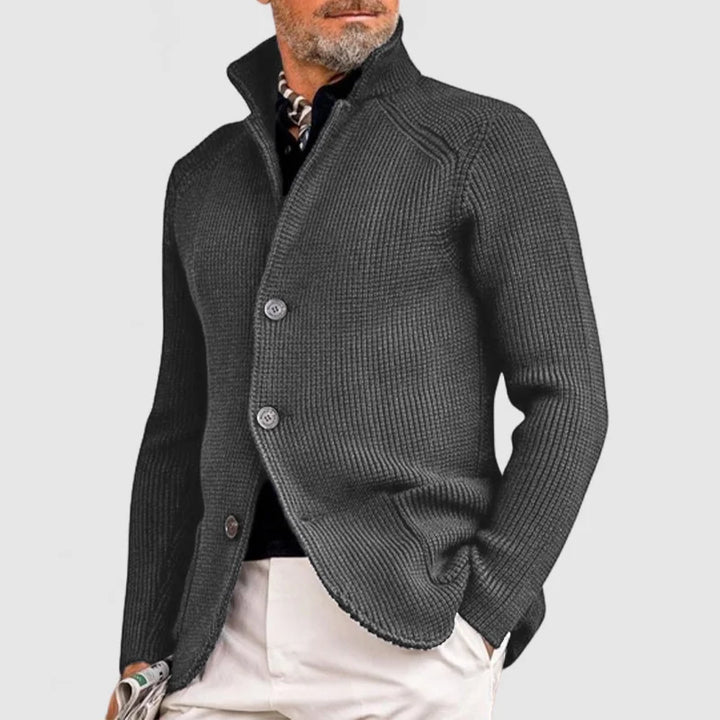 Albert - Men's Elegant Wool Dress Cardigan