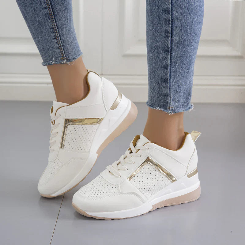 Women’s Platform Lace-Up Sneakers | Walking