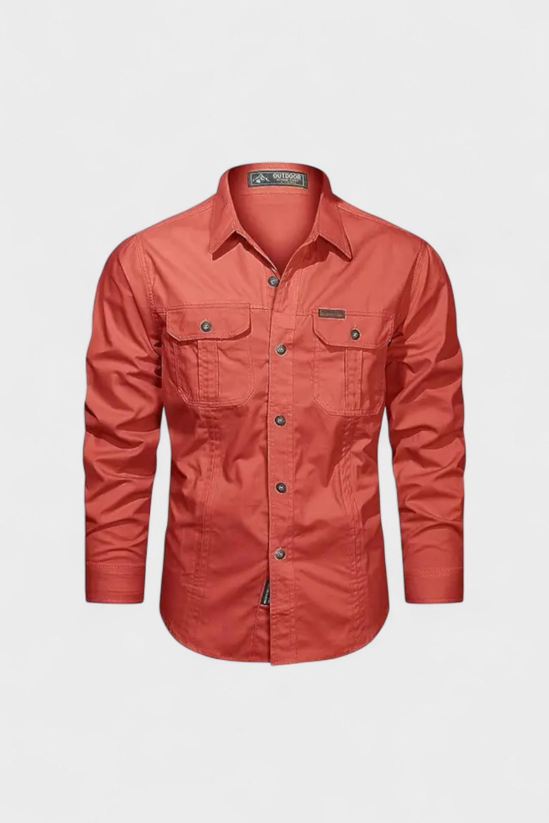Men’s Utility Button-Up Shirt | Long Sleeve