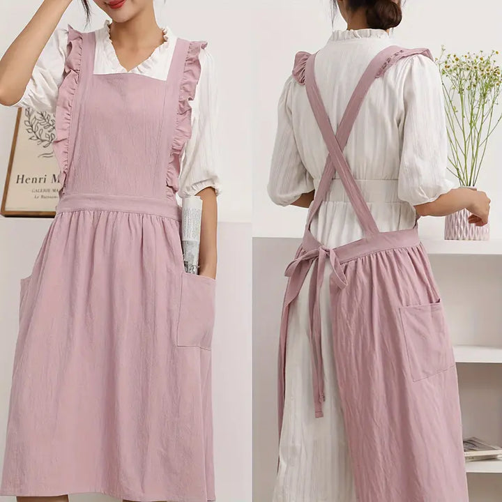 Women’s Ruffled Apron Dress | Summer