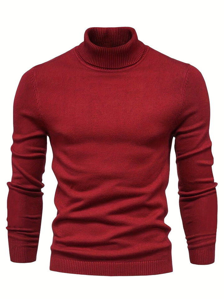 Billy - Men's Turtleneck Sweater in Wool