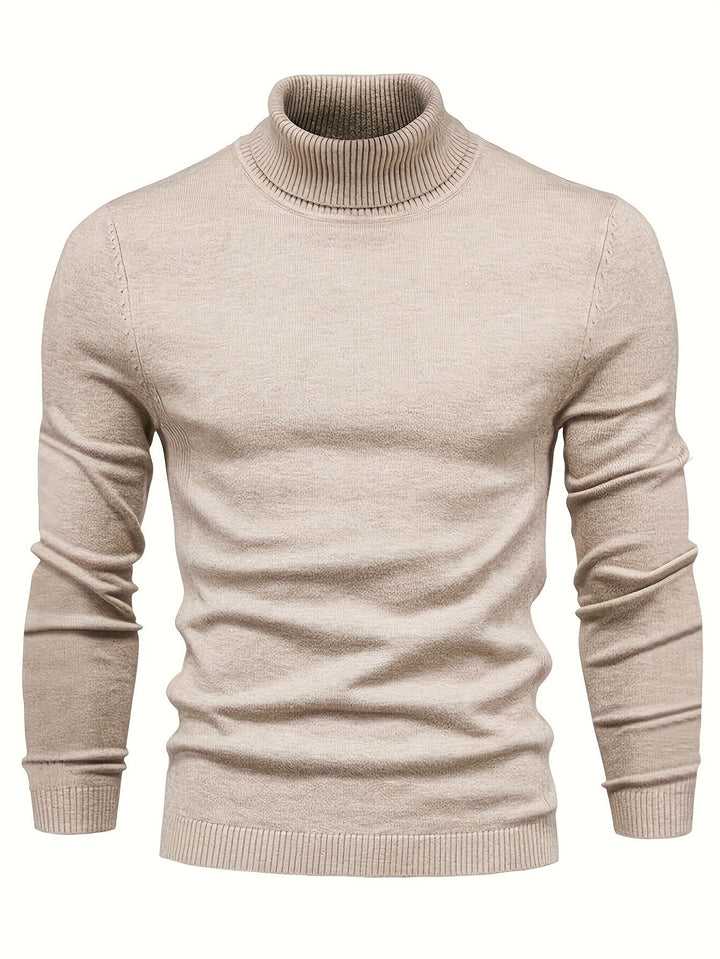 Billy - Men's Turtleneck Sweater in Wool