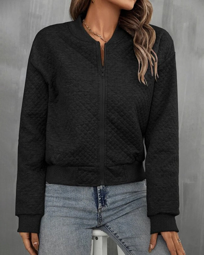 Women’s Cropped Quilted Jacket | Casual