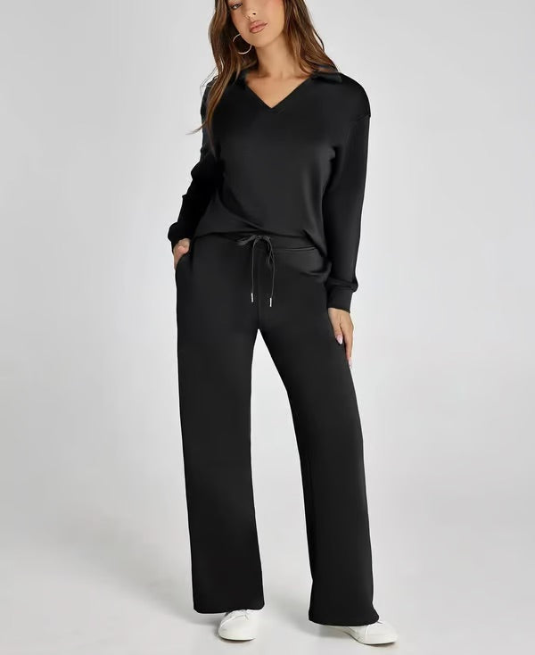 Women’s Wide Leg Lounge Co-ord | Two Piece