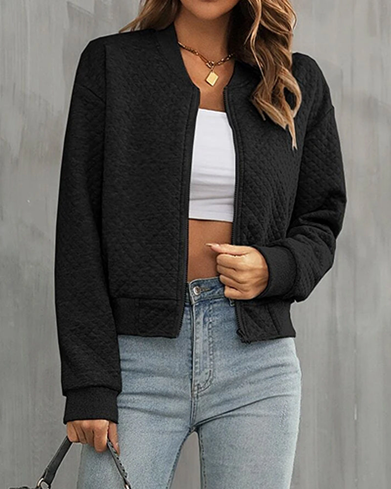 Women’s Cropped Quilted Jacket | Casual