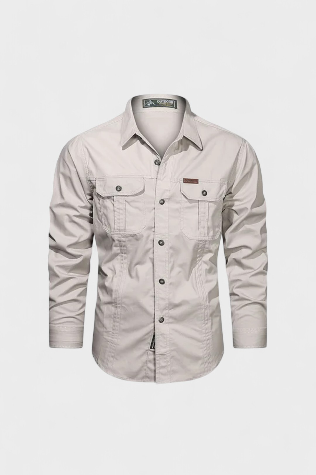 Men’s Utility Button-Up Shirt | Long Sleeve