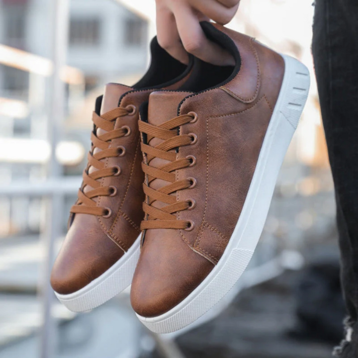 Rhodes - Sleek Leather Sneakers
