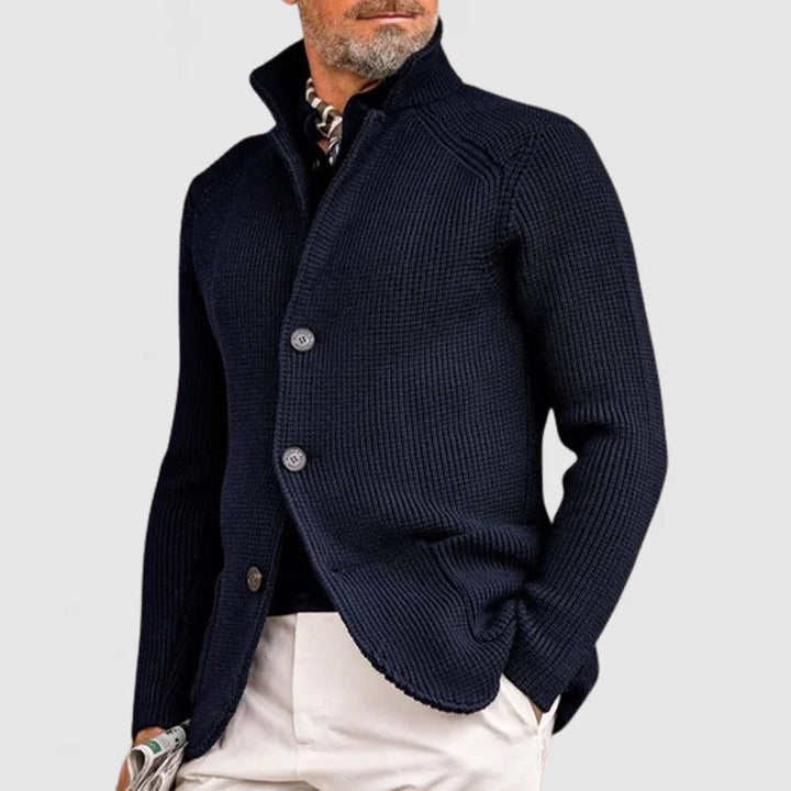 Albert - Men's Elegant Wool Dress Cardigan
