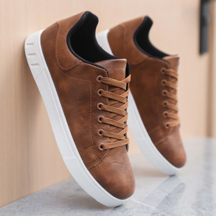 Rhodes - Sleek Leather Sneakers
