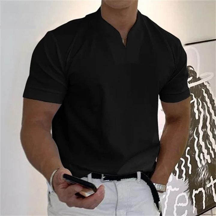 Men’s Slim Fit V-Neck T-Shirt | Short Sleeve