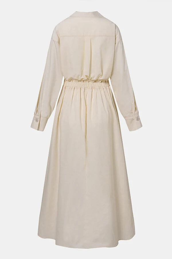 Women’s Elegant Shirt Dress | Midi