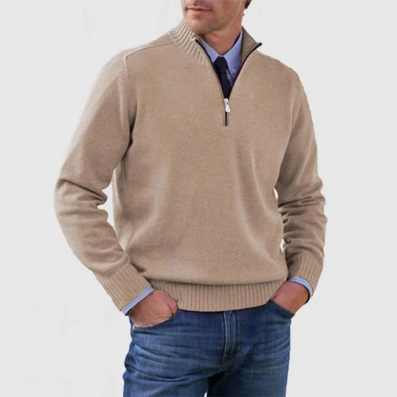 Men’s Half Zip Sweater | Knitted