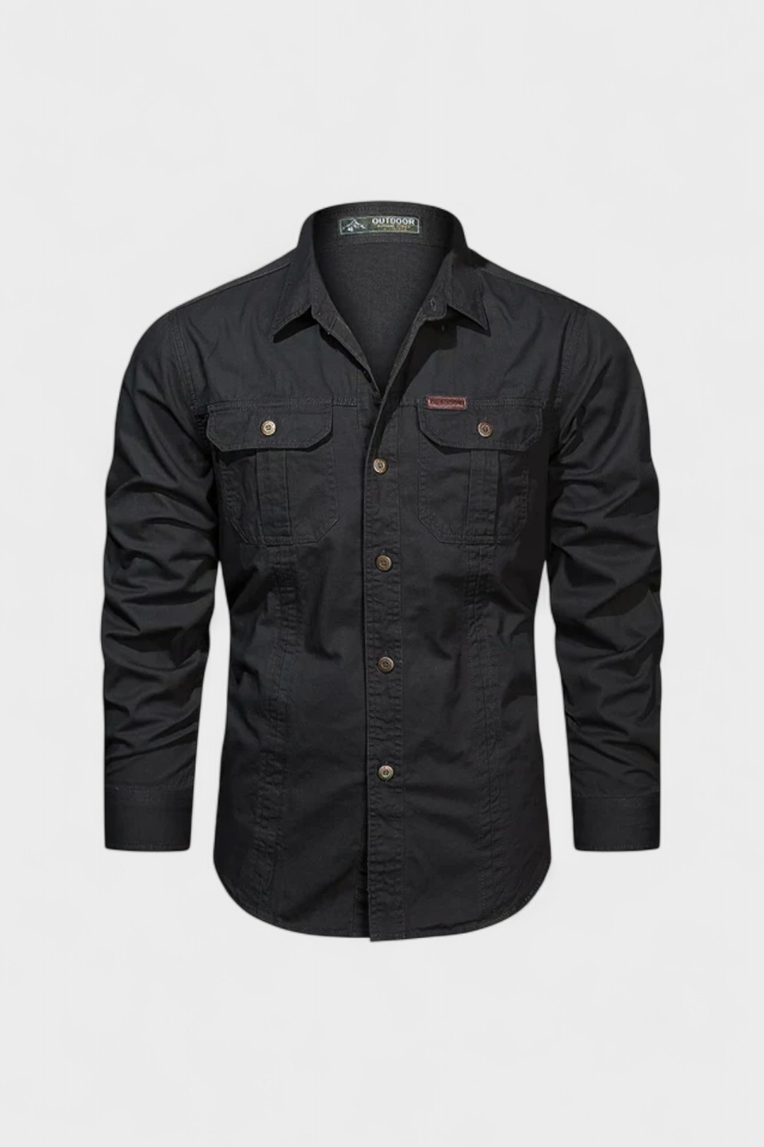 Men’s Utility Button-Up Shirt | Long Sleeve