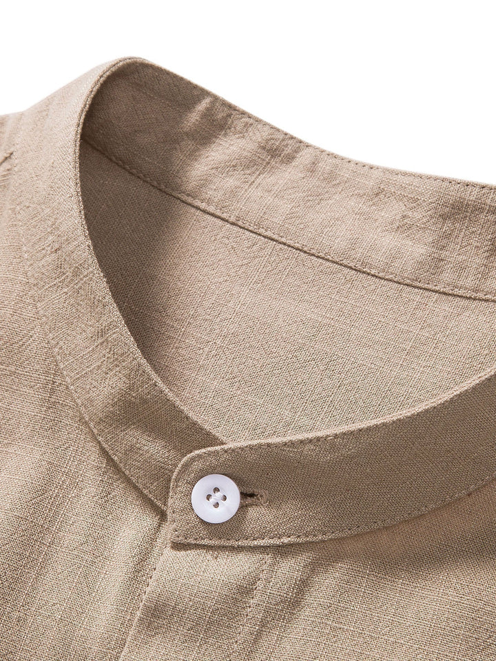 Men’s Casual Two-Piece Set | Shirt & Shorts