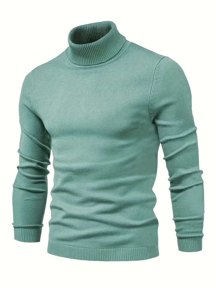 Billy - Men's Turtleneck Sweater in Wool