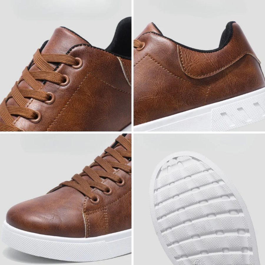 Rhodes - Sleek Leather Sneakers