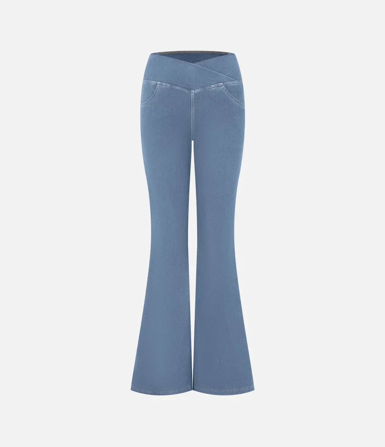 Women’s High-Waisted Flare Trousers | Stretch