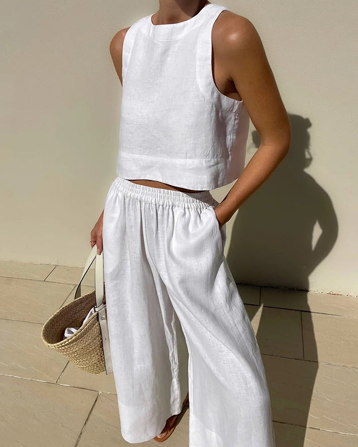 Women’s Sleeveless Two-Piece Set | Coord