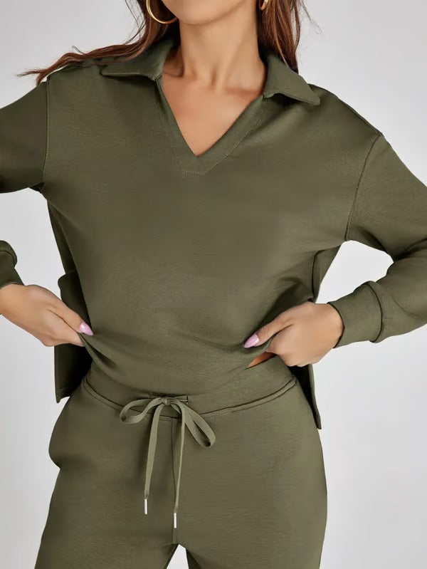 Women’s Wide Leg Lounge Co-ord | Two Piece