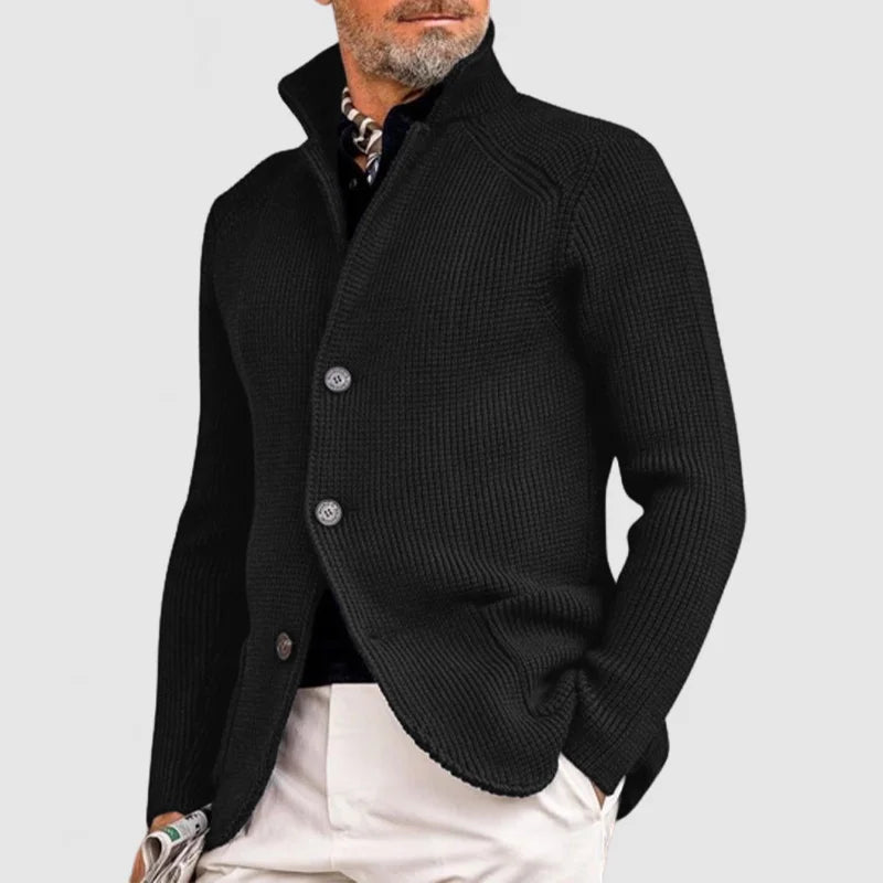 Albert - Men's Elegant Wool Dress Cardigan