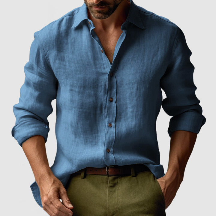 Men’s Button-Up Casual Shirt | Long Sleeve