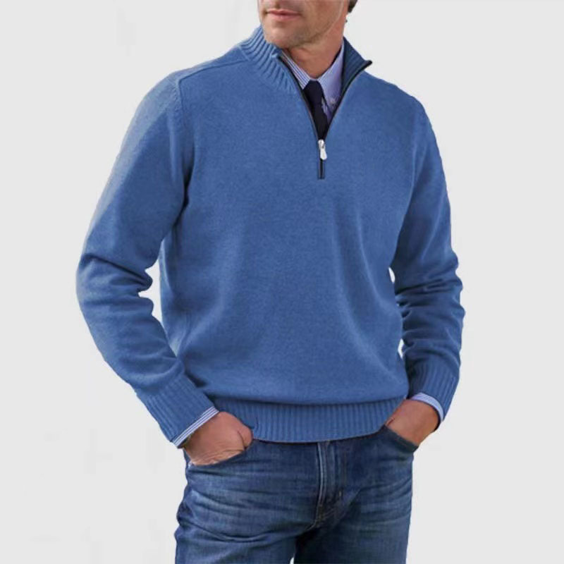 Men’s Half Zip Sweater | Knitted