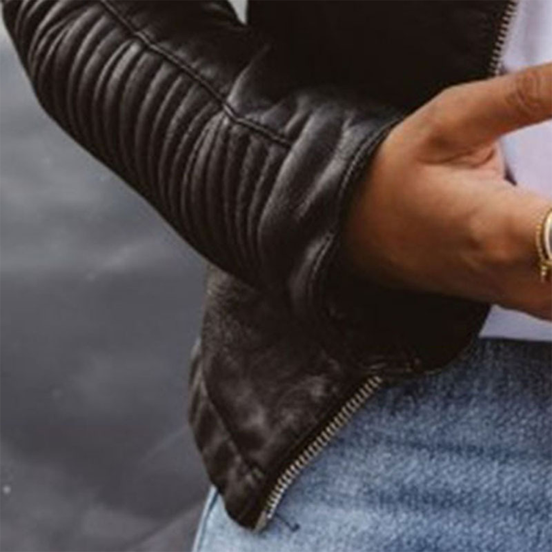 Women’s Biker Jacket | Cropped