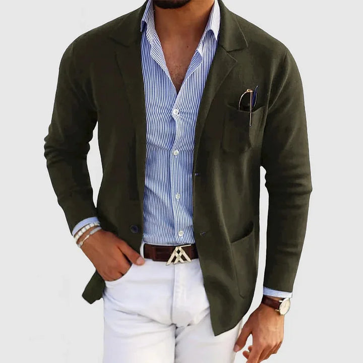 Men’s Casual Knit Blazer | Lightweight
