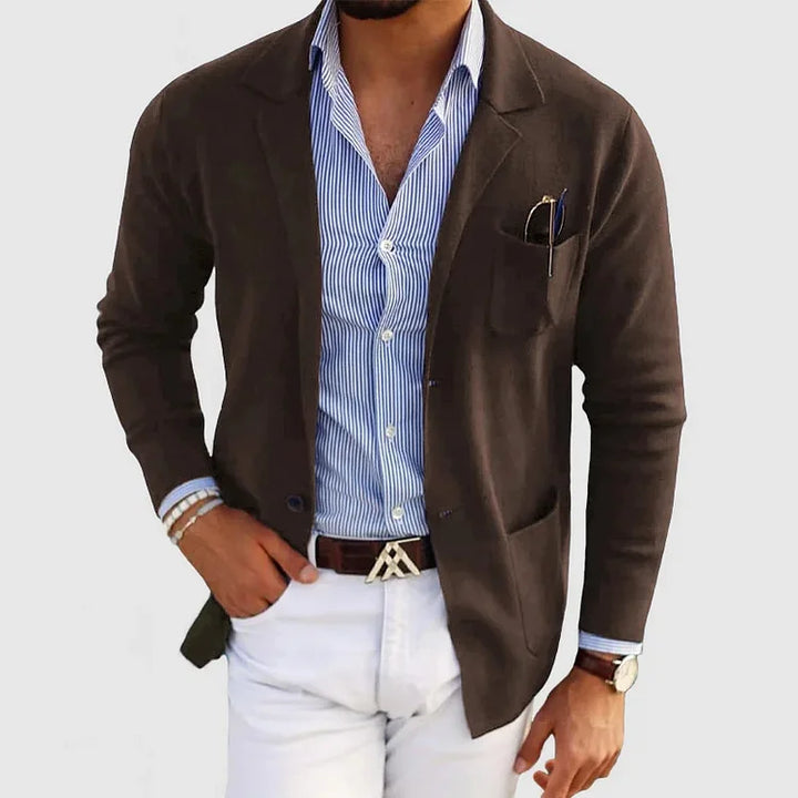 Men’s Casual Knit Blazer | Lightweight