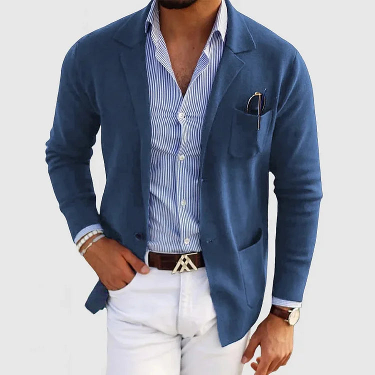 Men’s Casual Knit Blazer | Lightweight